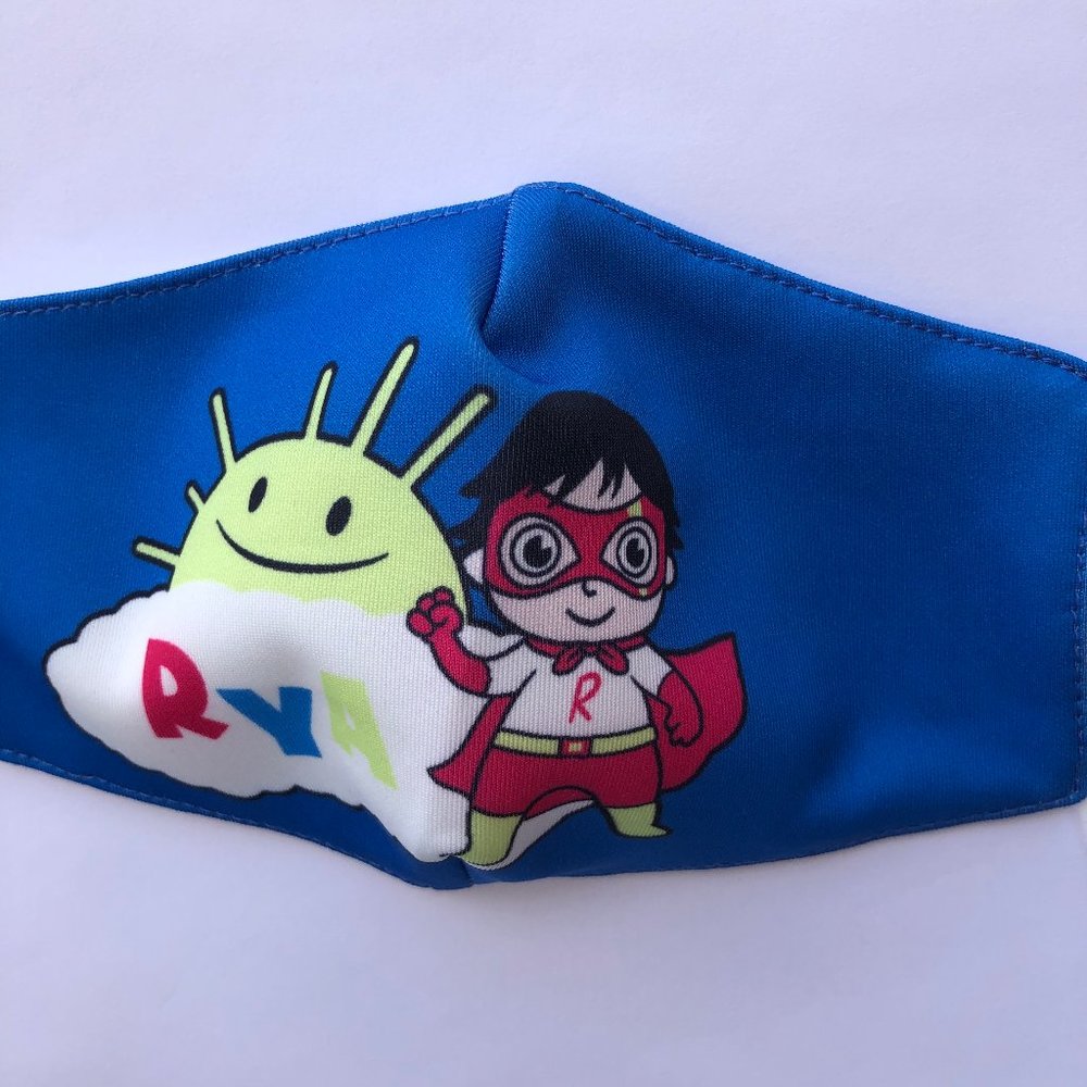 kids boys face mask Ryan's world